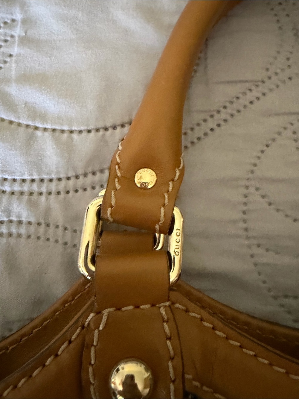 Gucci Sukey Brown Canvas Tote - Picture 4 of 11